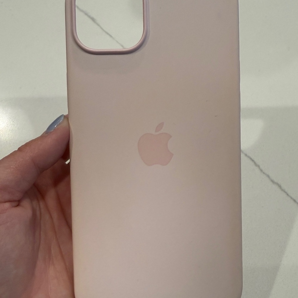 Apple Pink Silicone Phone Case